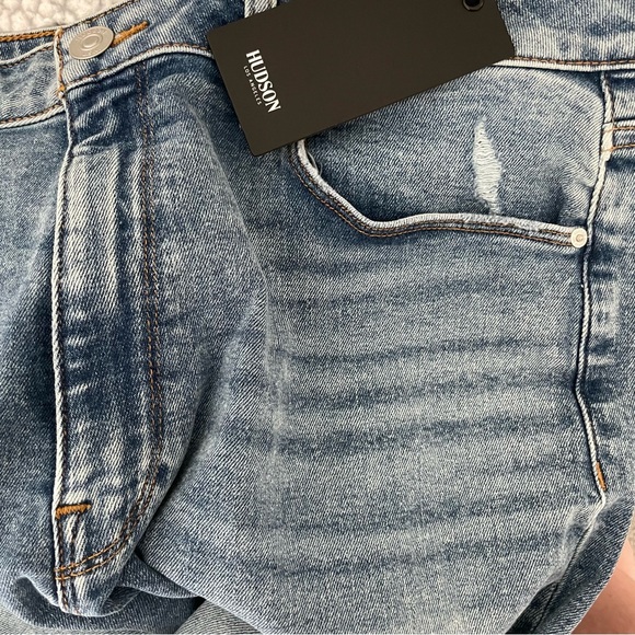 Hudson Jeans Holly High Rise Flare sz. 34 features raw hemline NWT - Picture 8 of 8